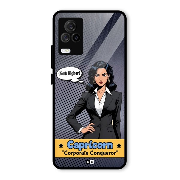 Conqueror Capricorn Glass Back Case for Vivo iQOO 7 Legend 5G