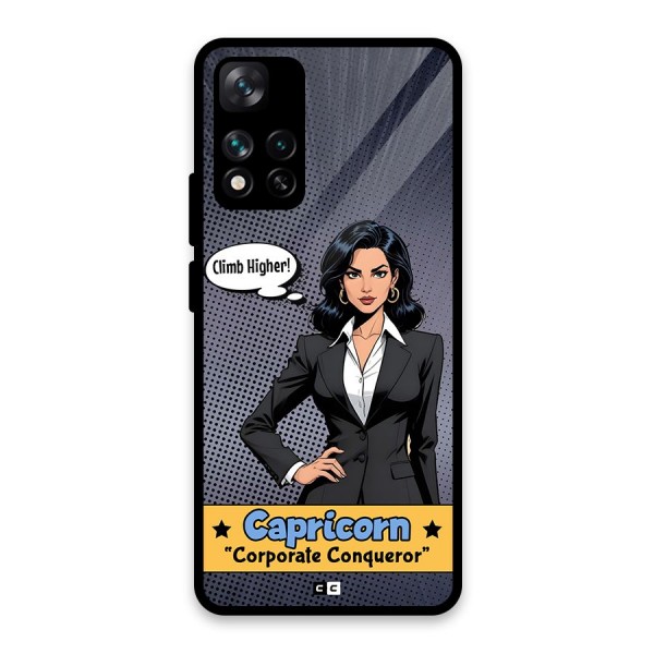 Conqueror Capricorn Glass Back Case for Xiaomi 11i 5G