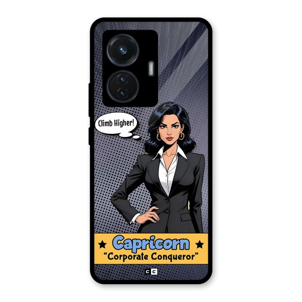 Conqueror Capricorn Glass Back Case for iQOO Z6 44W