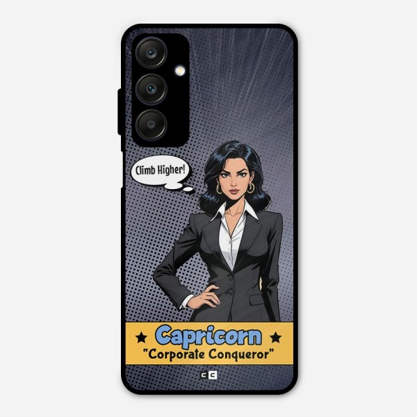 Conqueror Capricorn Metal Back Case for Galaxy A25 5G