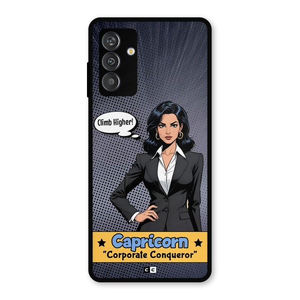 Conqueror Capricorn Metal Back Case for Galaxy M14 5G