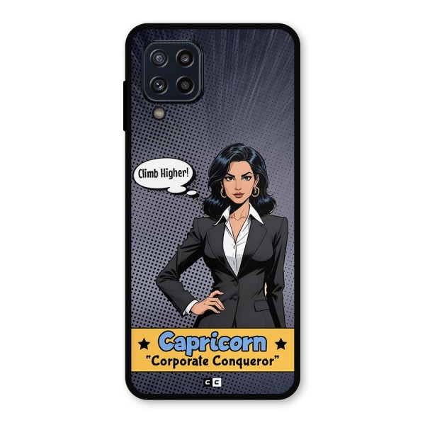 Conqueror Capricorn Metal Back Case for Galaxy M32
