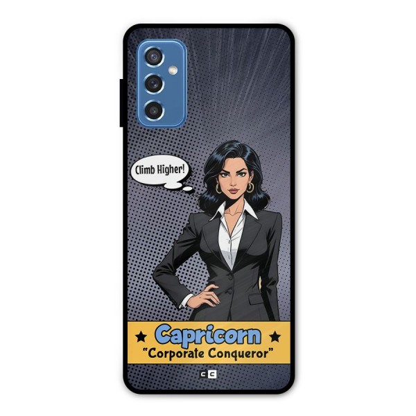 Conqueror Capricorn Metal Back Case for Galaxy M52 5G