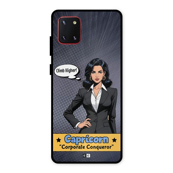 Conqueror Capricorn Metal Back Case for Galaxy Note 10 Lite