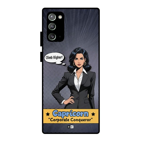 Conqueror Capricorn Metal Back Case for Galaxy Note 20