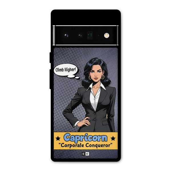 Conqueror Capricorn Metal Back Case for Google Pixel 6 Pro