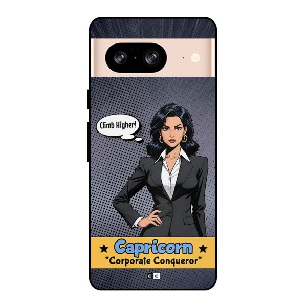Conqueror Capricorn Metal Back Case for Google Pixel 8