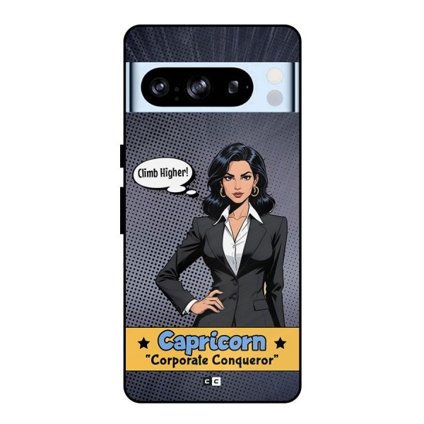 Conqueror Capricorn Metal Back Case for Google Pixel 8 Pro
