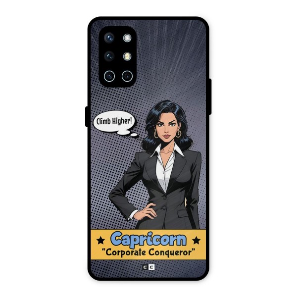 Conqueror Capricorn Metal Back Case for OnePlus 9R