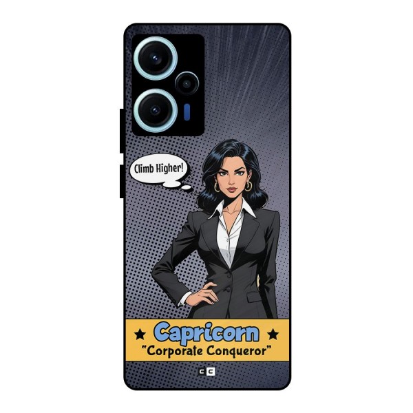 Conqueror Capricorn Metal Back Case for Poco F5