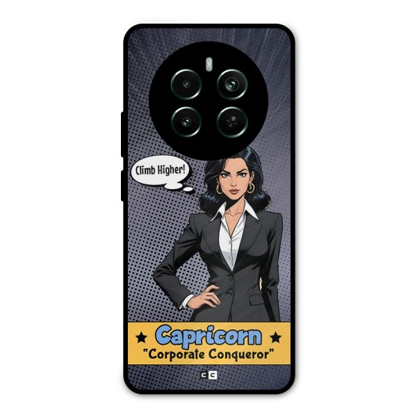 Conqueror Capricorn Metal Back Case for Realme 12 Pro Plus
