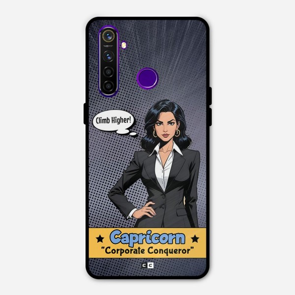 Conqueror Capricorn Metal Back Case for Realme 5 Pro