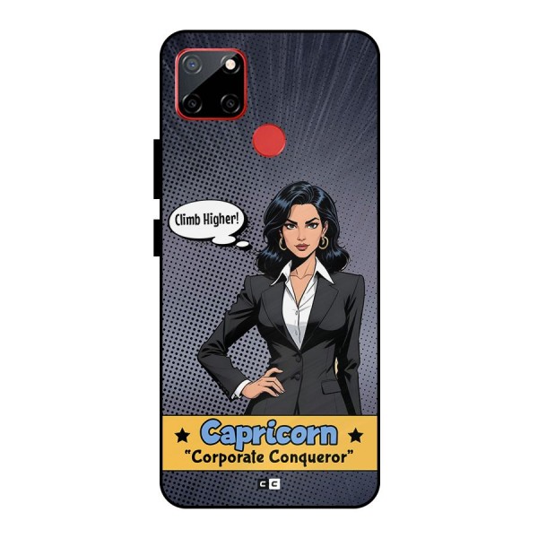 Conqueror Capricorn Metal Back Case for Realme C12