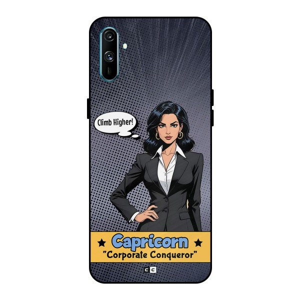 Conqueror Capricorn Metal Back Case for Realme C3