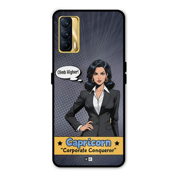 Conqueror Capricorn Metal Back Case for Realme X7