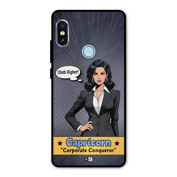 Conqueror Capricorn Metal Back Case for Redmi Note 5 Pro