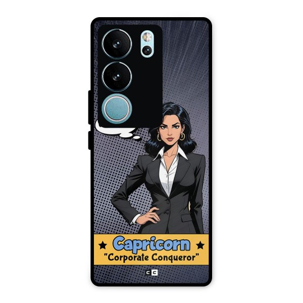 Conqueror Capricorn Metal Back Case for Vivo V29