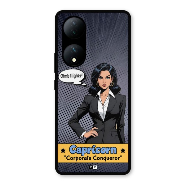 Conqueror Capricorn Metal Back Case for Vivo Y100a