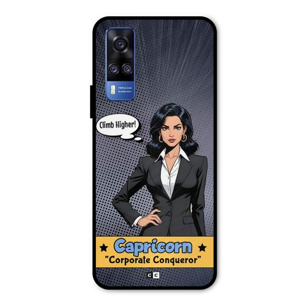 Conqueror Capricorn Metal Back Case for Vivo Y51A