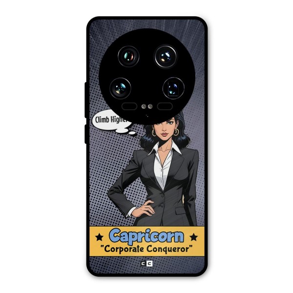 Conqueror Capricorn Metal Back Case for Xiaomi 14 Ultra