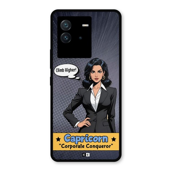 Conqueror Capricorn Metal Back Case for iQOO Neo 6 5G