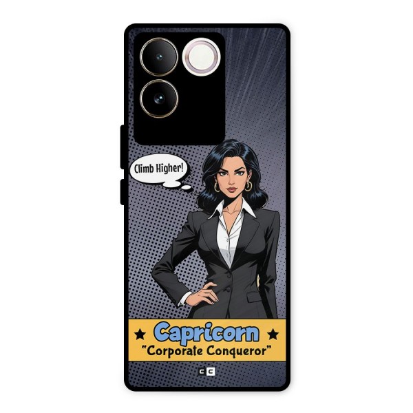 Conqueror Capricorn Metal Back Case for iQOO Z7 Pro