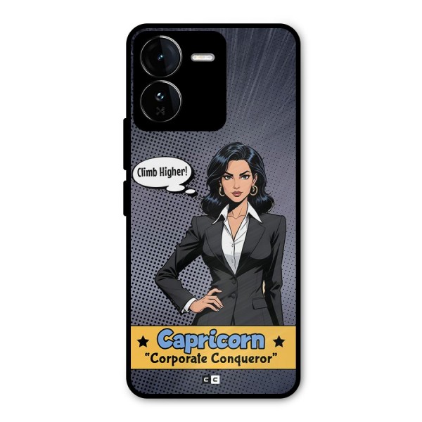 Conqueror Capricorn Metal Back Case for iQOO Z9
