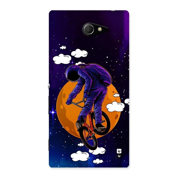 Cool Astro Cyclist Back Case for Sony Xperia M2