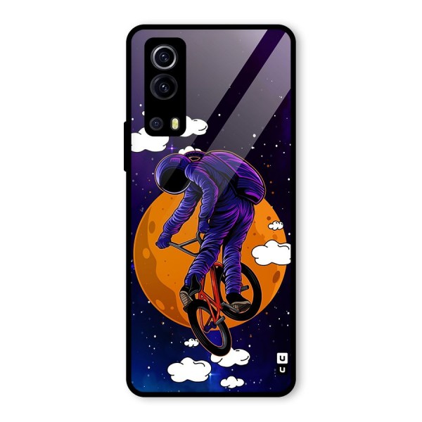 Cool Astro Cyclist Glass Back Case for Vivo iQOO Z3
