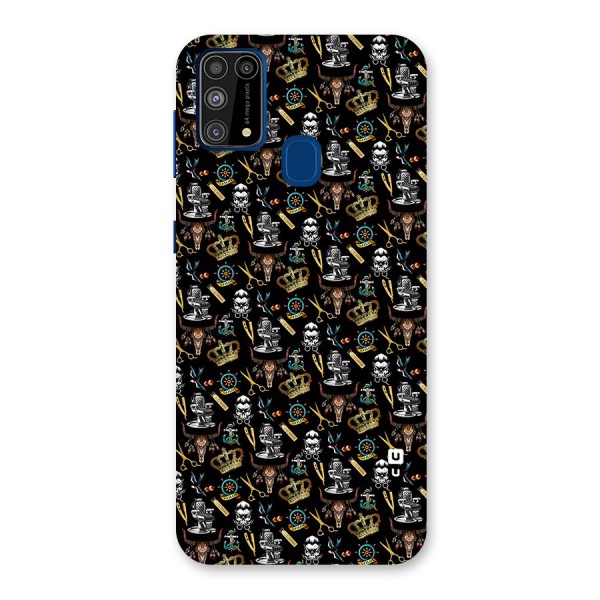 Cool Barber Pattern Back Case for Galaxy M31