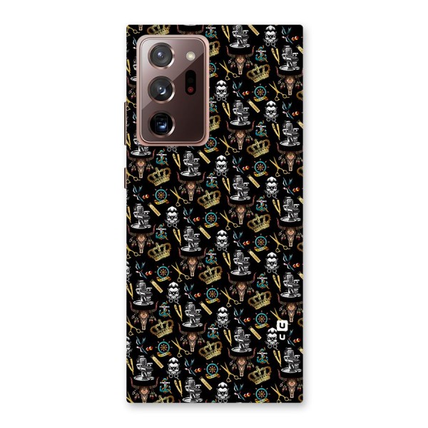 Cool Barber Pattern Back Case for Galaxy Note 20 Ultra