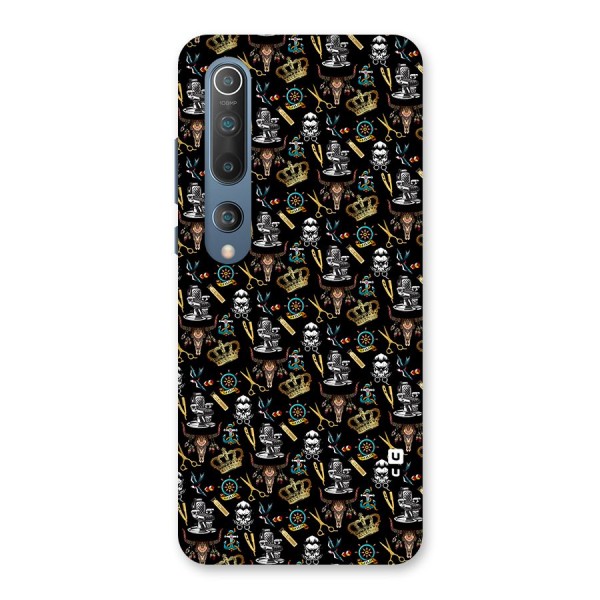 Cool Barber Pattern Back Case for Mi 10