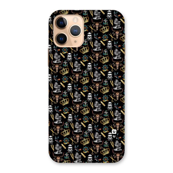 Cool Barber Pattern Back Case for iPhone 11 Pro