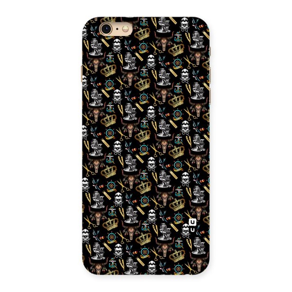 Cool Barber Pattern Back Case for iPhone 6 Plus 6S Plus
