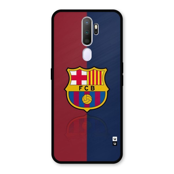 Cool Barcelona Metal Back Case for Oppo A9 (2020)