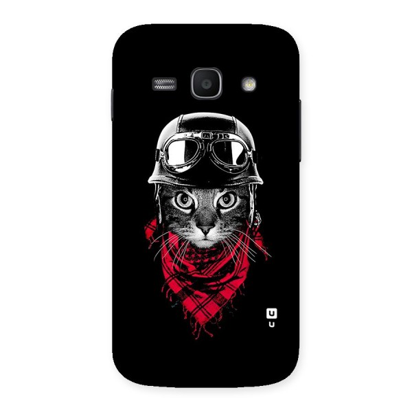 Cool Biker Cat Back Case for Galaxy Ace 3