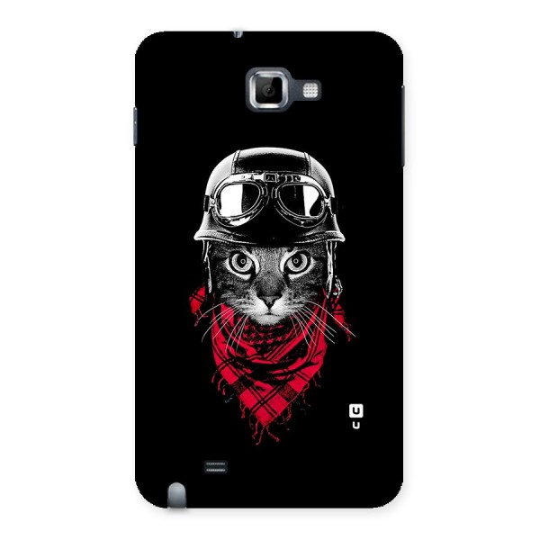 Cool Biker Cat Back Case for Galaxy Note