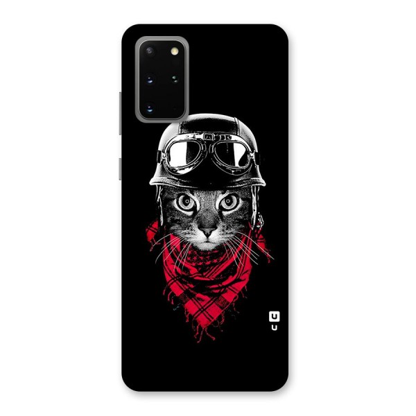Cool Biker Cat Back Case for Galaxy S20 Plus