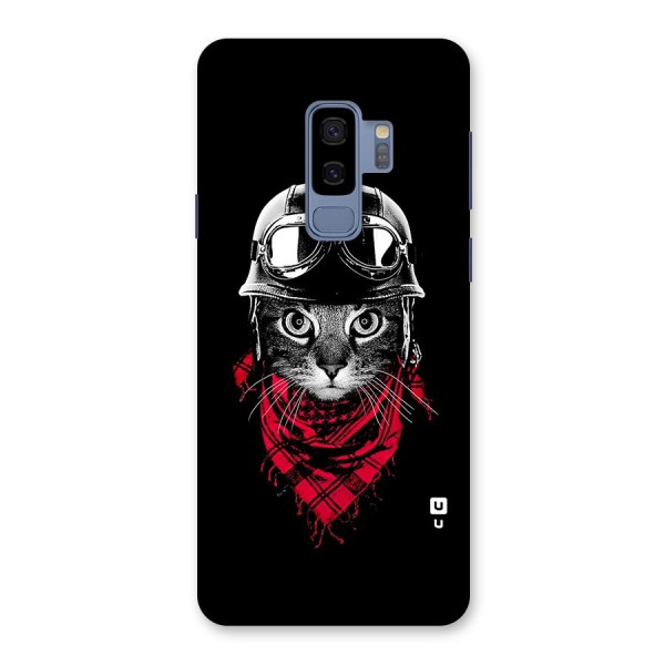 Cool Biker Cat Back Case for Galaxy S9 Plus