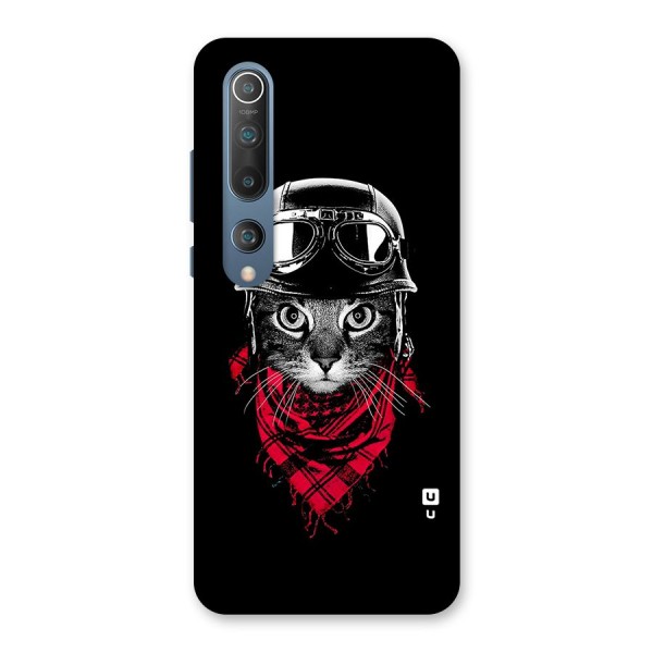 Cool Biker Cat Back Case for Mi 10