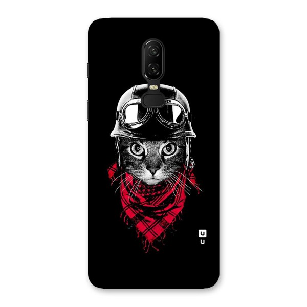 Cool Biker Cat Back Case for OnePlus 6