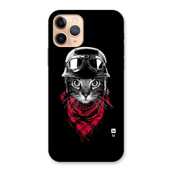 Cool Biker Cat Back Case for iPhone 11 Pro