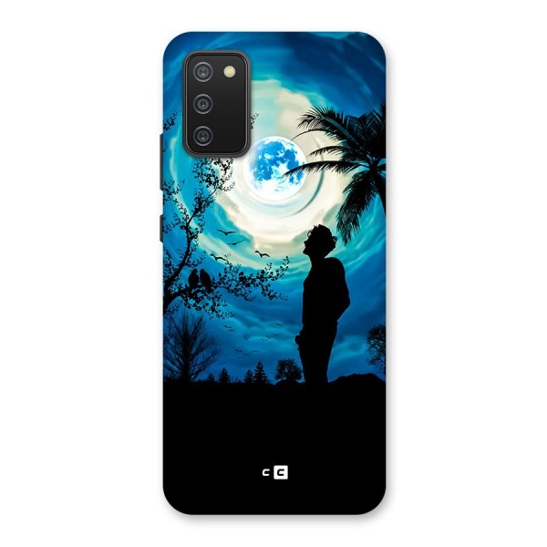 Cool Boy Under Sky Back Case for Galaxy M02s
