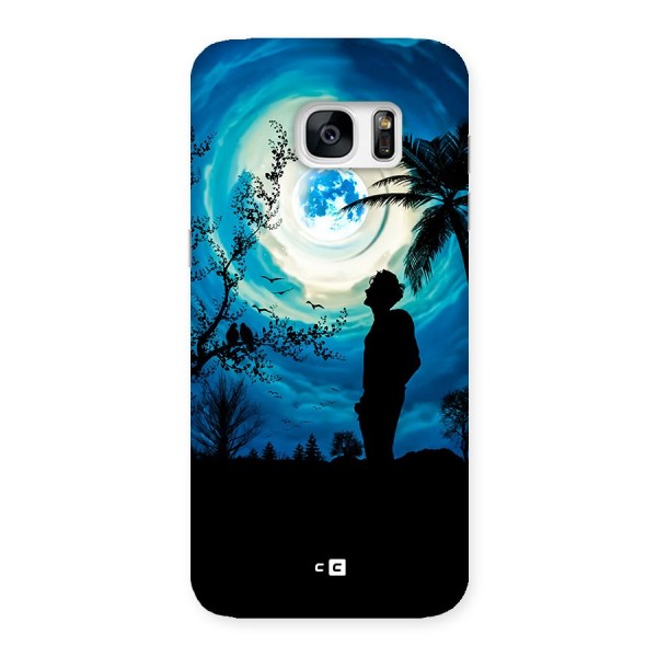 Cool Boy Under Sky Back Case for Galaxy S7 Edge