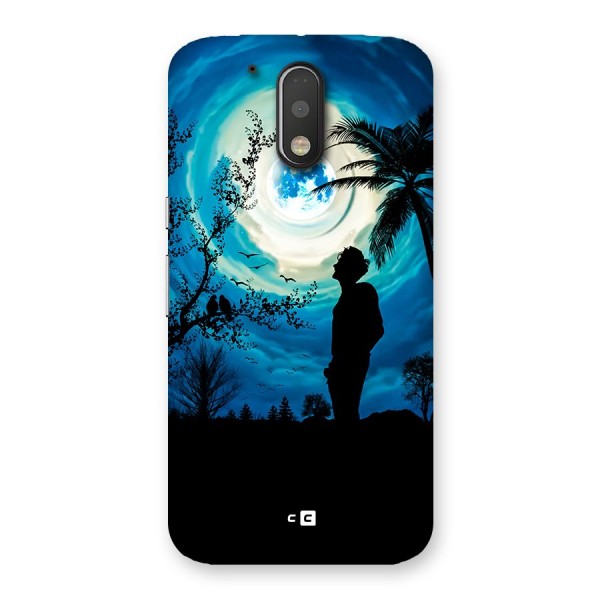 Cool Boy Under Sky Back Case for Moto G4 Plus