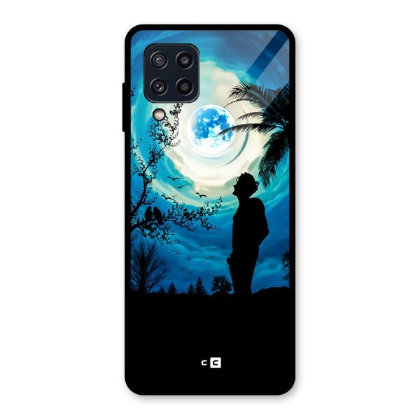 Cool Boy Under Sky Glass Back Case for Galaxy M32