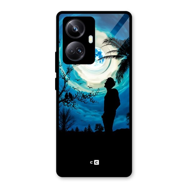 Cool Boy Under Sky Glass Back Case for Realme 10 Pro Plus