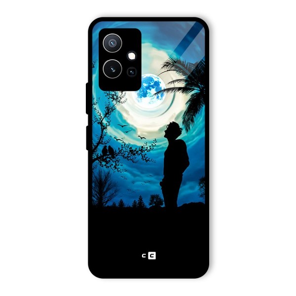 Cool Boy Under Sky Glass Back Case for Vivo iQOO Z6