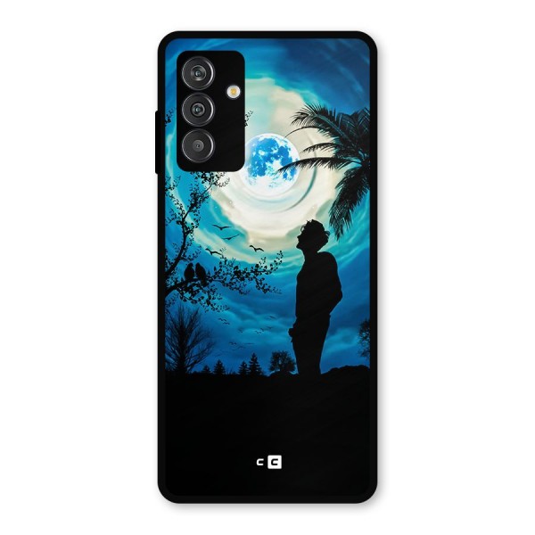 Cool Boy Under Sky Metal Back Case for Galaxy M14 5G