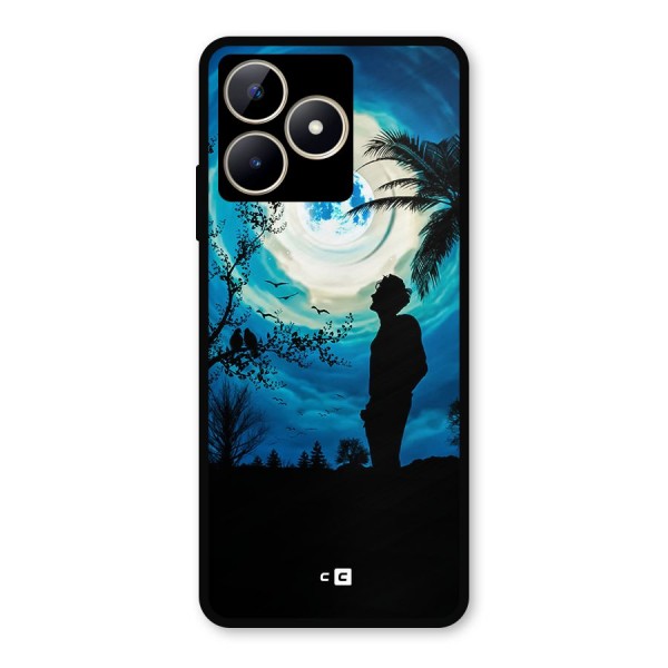 Cool Boy Under Sky Metal Back Case for Realme Narzo N53